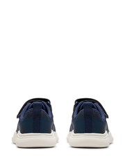 Clarks Blue Clarks Newborn Navy Feather Ath Trainers - Image 6 of 7