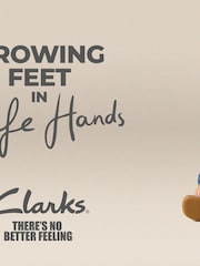 Clarks Pink Standard Fit (F) Toddler Roamer Trim Shoes - Image 7 of 14