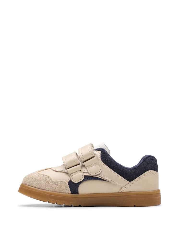Clarks Natural Newborn Disco Vibe Shoes - Image 2 of 6