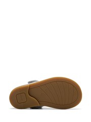 Clarks Silver Newborn Drew Tap Shoes - Image 7 of 7