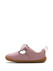 Clarks Pink Extra Wide Fit (H) Toddler Roamer Trim Shoes - Image 2 of 6