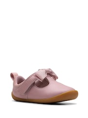 Clarks Pink Extra Wide Fit (H) Toddler Roamer Trim Shoes - Image 3 of 6