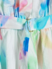 River Island White Girls Blur Santorini 100% Cotton Dress - Image 4 of 4