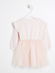 River Island Pink Girls Tutu Necklace Sweat Dress - Image 2 of 3