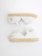 River Island Cream Baby Girls Bow Sandals - Image 4 of 5