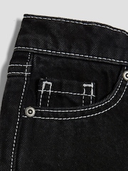 River Island Black Boys Carpenter 100% Cotton Shorts - Image 3 of 4