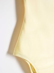River Island Buttermilk Yellow Girls 3D Flower Swimsuit - Image 4 of 4