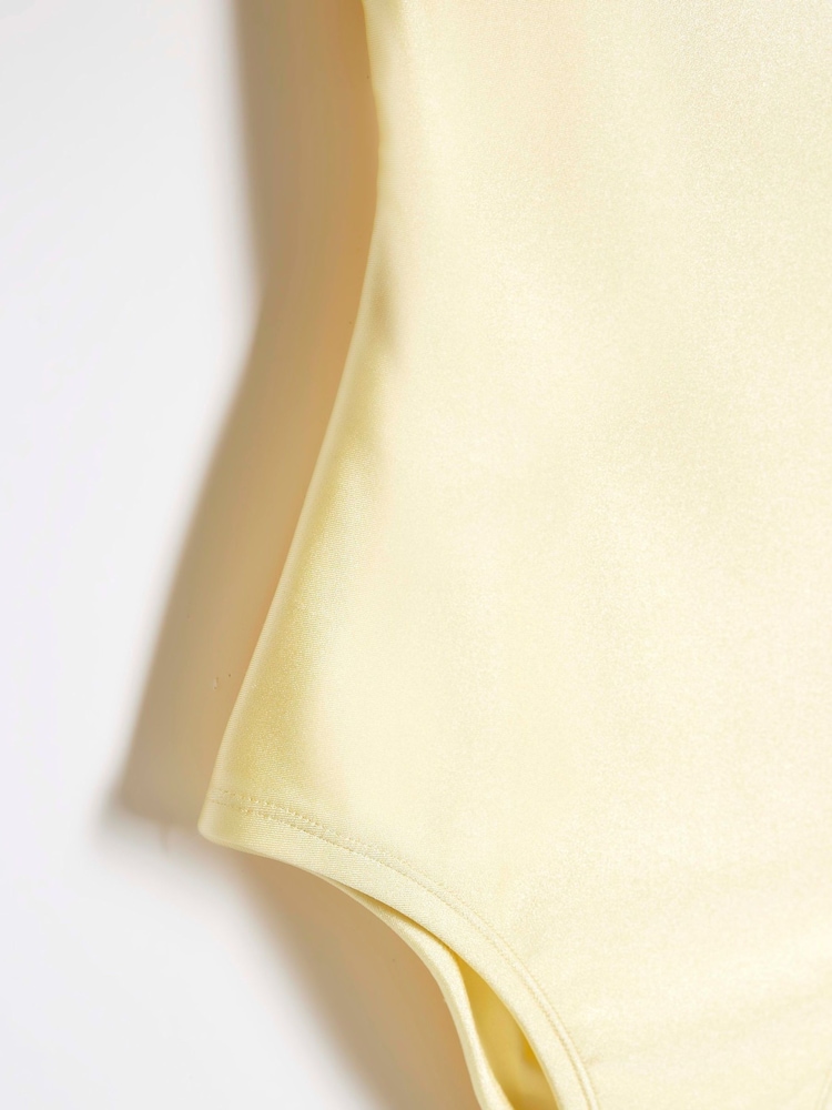 River Island Buttermilk Yellow Girls 3D Flower Swimsuit - Image 4 of 4 River Island Buttermilk Yellow Girls 3D Flower Swimsuit - Image 4 of 4