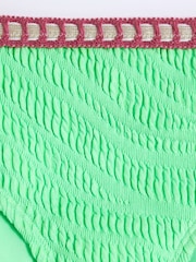 River Island Green Girls Blanket Stitch Bikini - Image 4 of 4