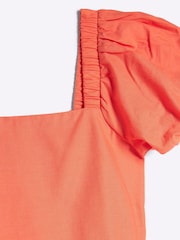 River Island Orange Girls Ballon Hem Dress - Image 4 of 4