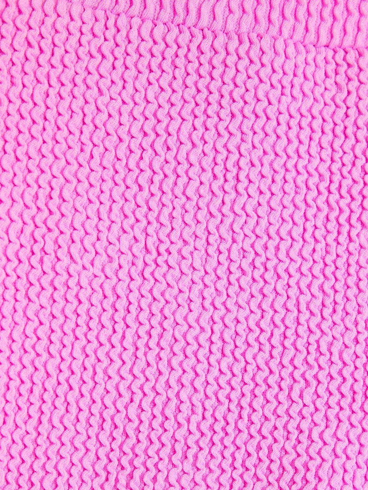 River Island Purple Girls Textured Shorts Bikini - Image 4 of 4 River Island Purple Girls Textured Shorts Bikini - Image 4 of 4