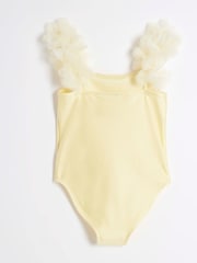River Island Girls 3D Flower Swimsuit - Imagen 2 de 4