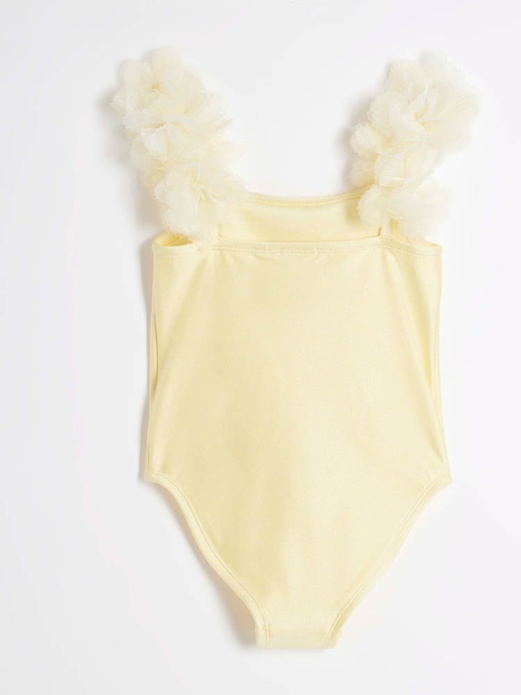 River Island Girls 3D Flower Swimsuit - Imagen 2 de 4