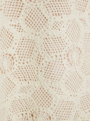 River Island Cream Girls Lace Button Dress - Image 5 of 5