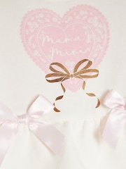 Crema - River Island Baby Girls Peplum Sweater Set - Imagen 3 de 4