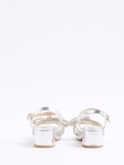 River Island Girls Embelished Heeled Sandals - صورة 3 من 5
