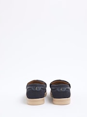 River Island Blue Boys Suedette Tassel Loafers - Image 4 of 5