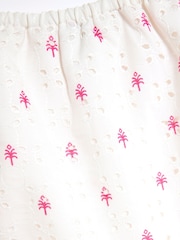 River Island Cream Girls Tropical Palm Jumpsuit - Image 5 of 5