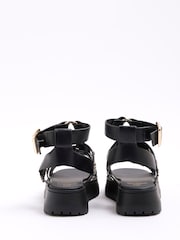 River Island Black Girls Studded Gladiator Sandals - Image 3 of 5