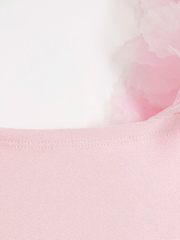 River Island Pink Girls 3D Flower Swimsuit - Image 4 of 4