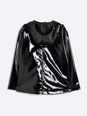 River Island Black Girls Military Raincoat - Image 2 of 4