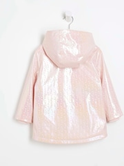 River Island Pink Girls Tulle Trench Coat - Image 2 of 4