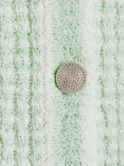 River Island Green Girls Boucle T-Shirt - Image 4 of 4