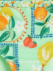 Verde - River Island Girls Asymmetric Lemon Bikini - Imagen 4 de 4