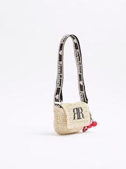 River Island Girls Mono Raffia Cross-Body Bag - Imagen 3 de 5