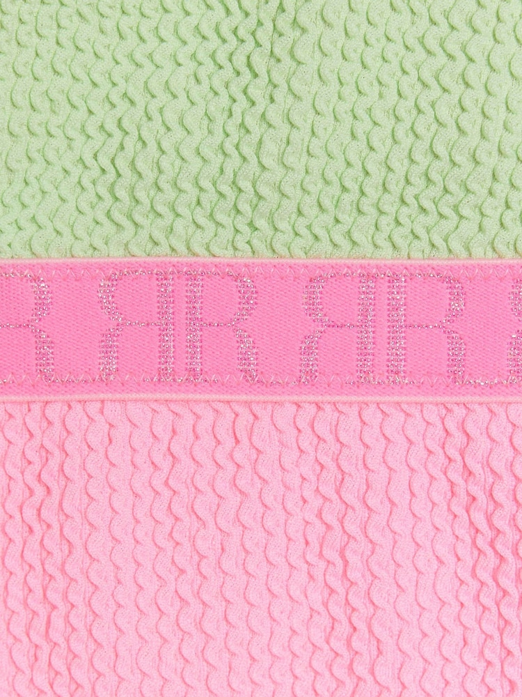 River Island Green Girls Colournblock Swimsuit - Image 4 of 4