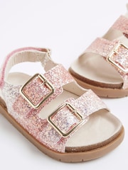 River Island Pink Girls Glitter Ombre Sandals - Image 4 of 5