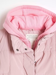River Island Pink Girls Short Gilet - Image 3 of 4
