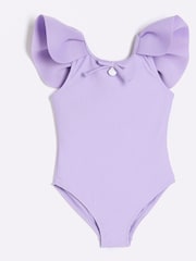 River Island – Mädchen-Badeanzug mit Muschel-Anhänger - Bild 1 von 4