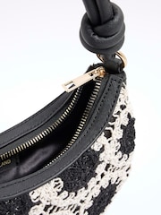 River Island Black Girls Crochet Scoop Bag - Image 5 of 6