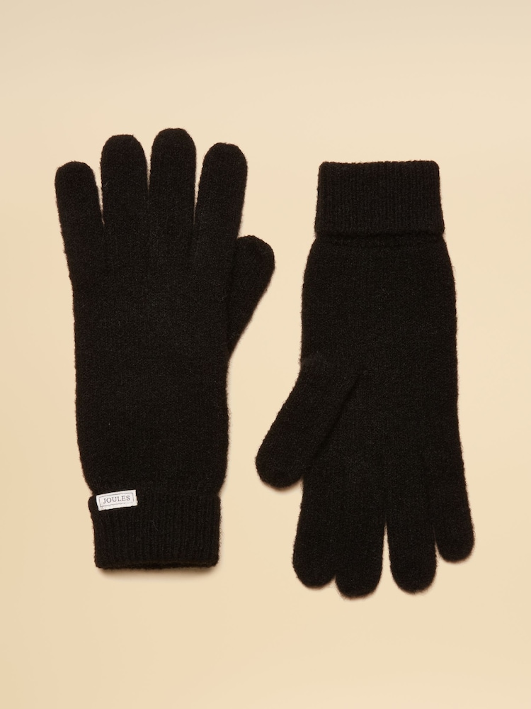 Joules Rosa Black Gloves - Image 1 of 3