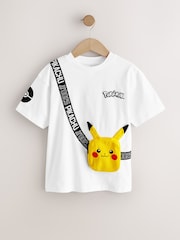 White Pokemon Short Sleeve Bag T-Shirt (4-14yrs) - Image 1 of 4