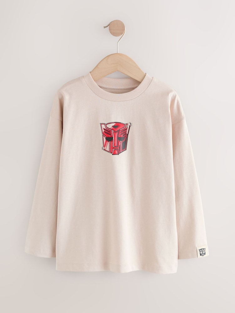 Stone Long Sleeve Transformers T-Shirt (3-16yrs) - Image 1 of 4