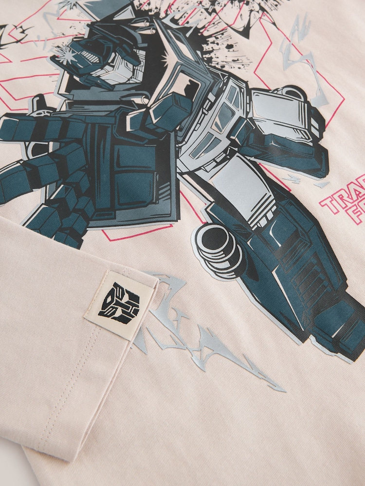 Stone Long Sleeve Transformers T-Shirt (3-16yrs) - Image 4 of 4