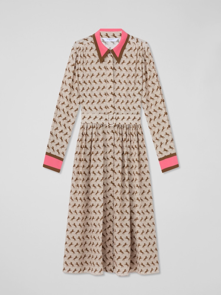 LK Bennett Smith Multi Horse Silouette Print Dress - Imagen 6 de 6 LK Bennett Smith Multi Horse Silouette Print Dress - Imagen 6 de 6