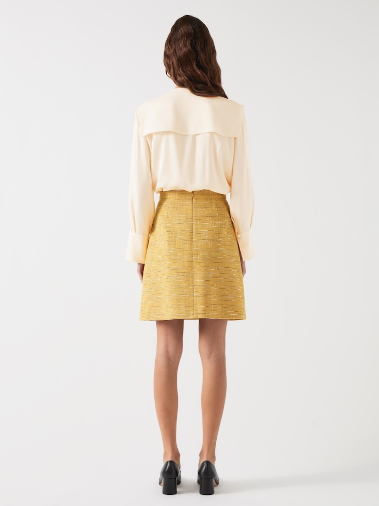 LK Bennett Cream Birch Viscose Sailor Collar Blouse - Image 2 of 5