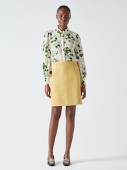 LK Bennett Varley Cotton Blend Tweed Mini Skirt - Image 1 of 4