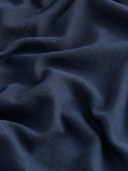 Azul marino - Polo de manga corta con ribete de corte estándar - Imagen 6 de 7