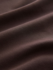 Brown Regular Fit Short Sleeve Tipped Polo Shirt - Image 3 of 3
