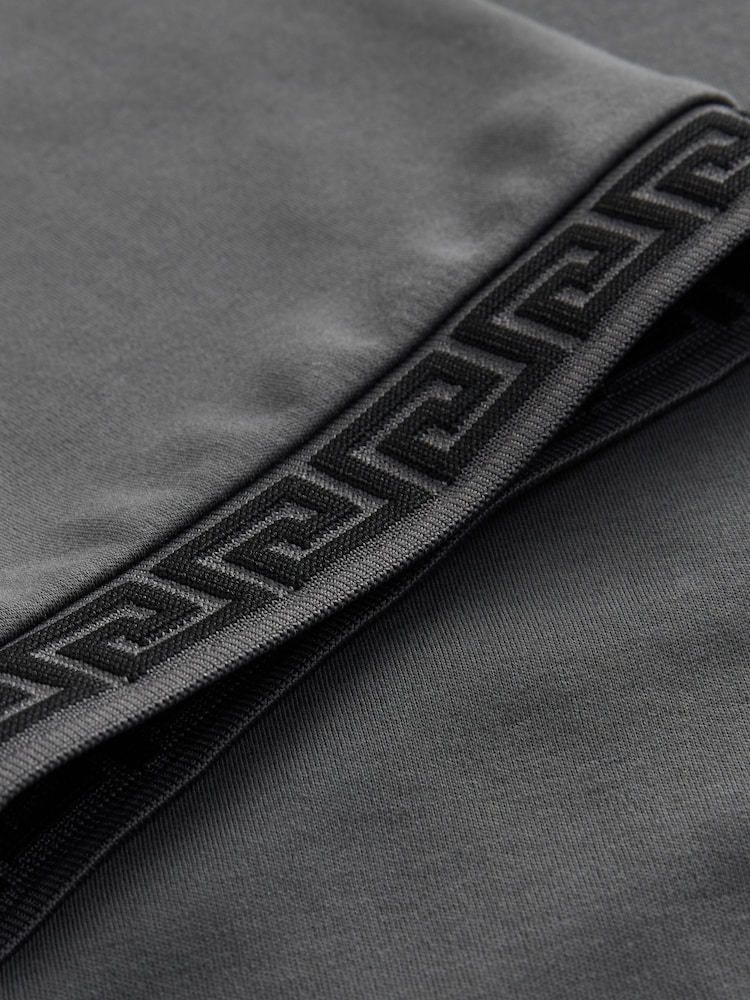 Grey Short Sleeve Smart Collar Polo Shirt - Image 8 of 8
