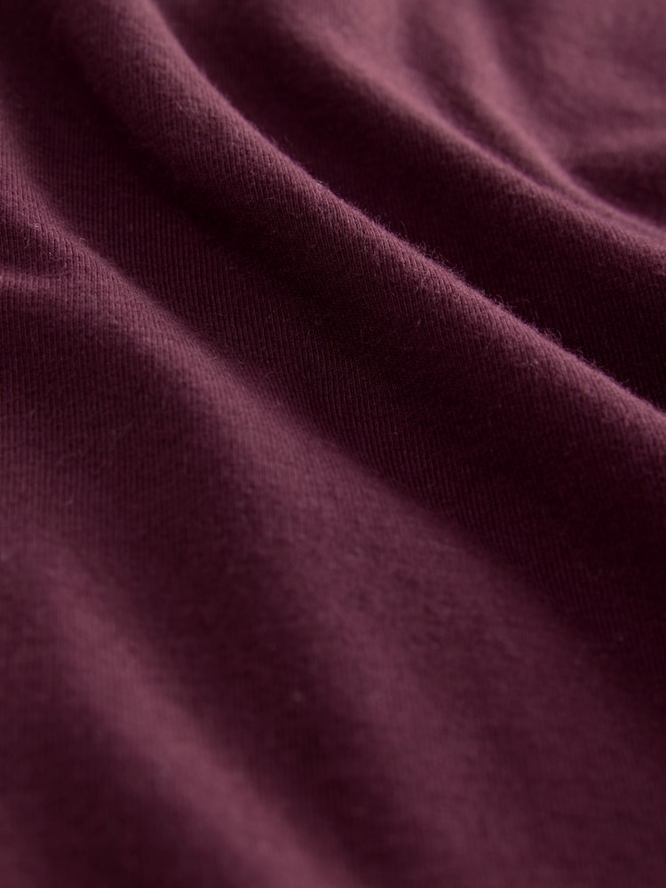 Burgundy Red/Charcoal Grey/Ecru Cream Regular Fit Short Sleeve Jersey Polo Shirts 3 Pack - Image 9 of 9