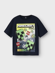 Name It Blue Minecraft Short Sleeve T-shirt - Image 2 of 4