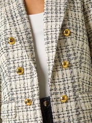 Roman Longline Checkered Boucle Jacket - Imagen 5 de 5