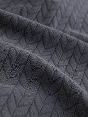 Gris - Corte slim - Polo elegante con cremallera de un cuarto - Imagen 3 de 3