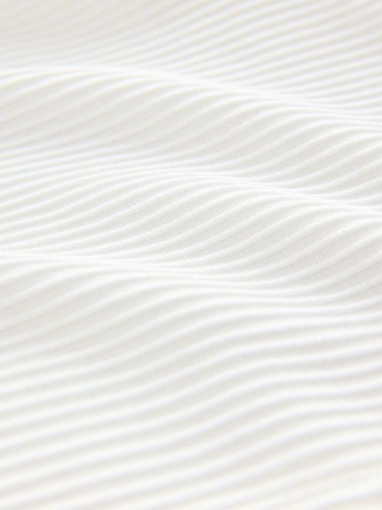 Ecru Textured Smart Jersey Shirt - Image 3 of 3