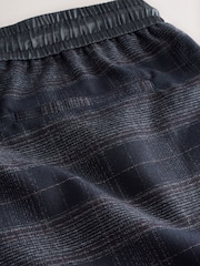 Navy Satin Waistband Wide Leg Trousers - Image 7 of 8